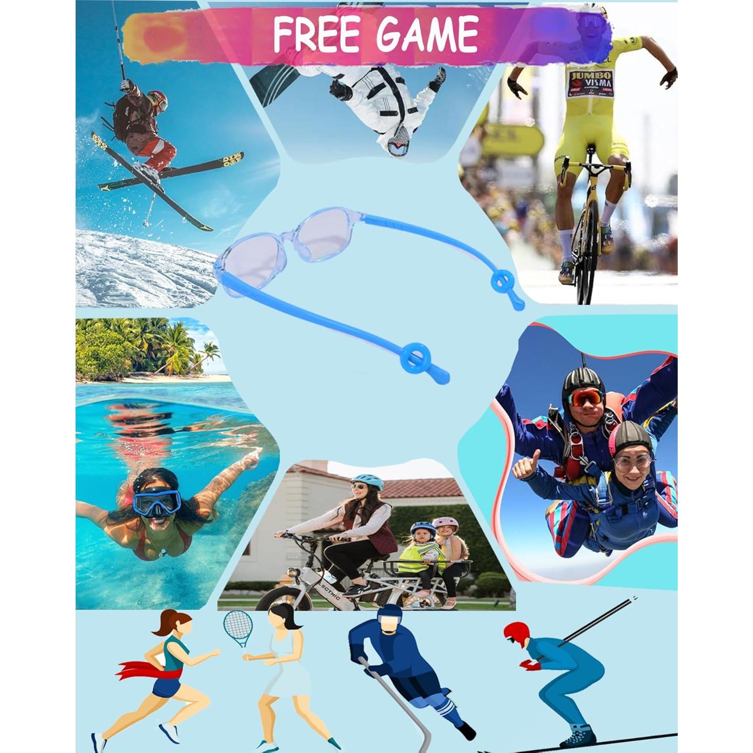 Ganchos para Gafas AURAADORN Silicona Antideslizante 16 Pares