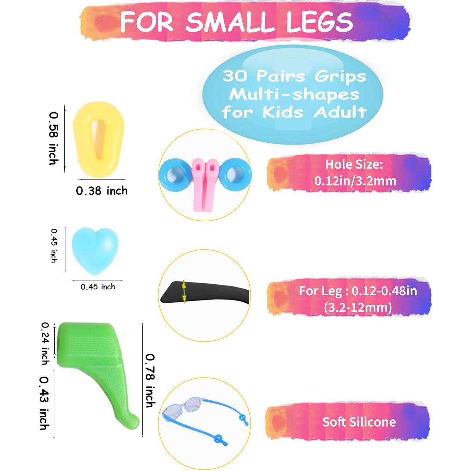 Ganchos para Gafas AURAADORN Silicona Antideslizantes