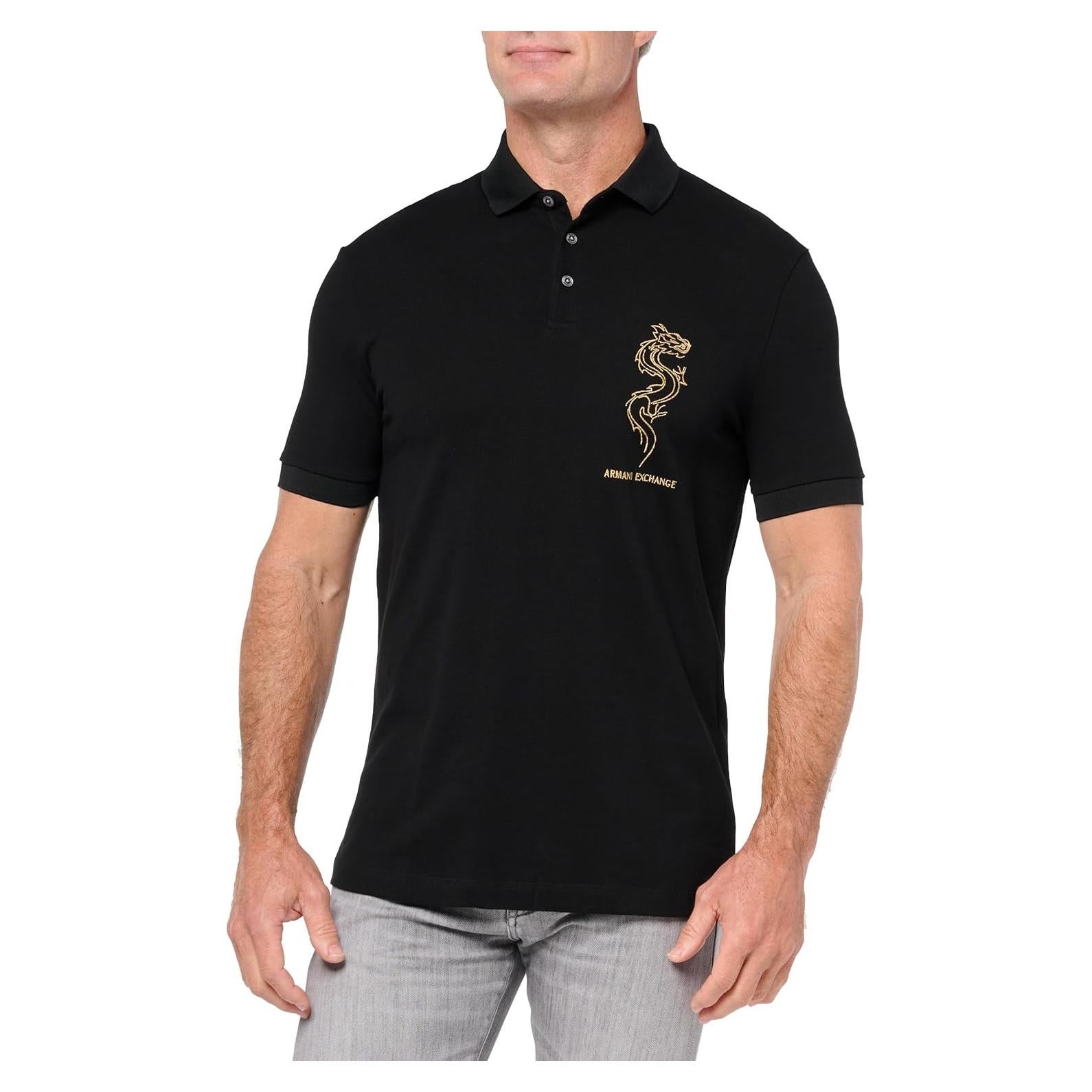 Polo Hombre Armani Exchange Edición Limitada Dragón
