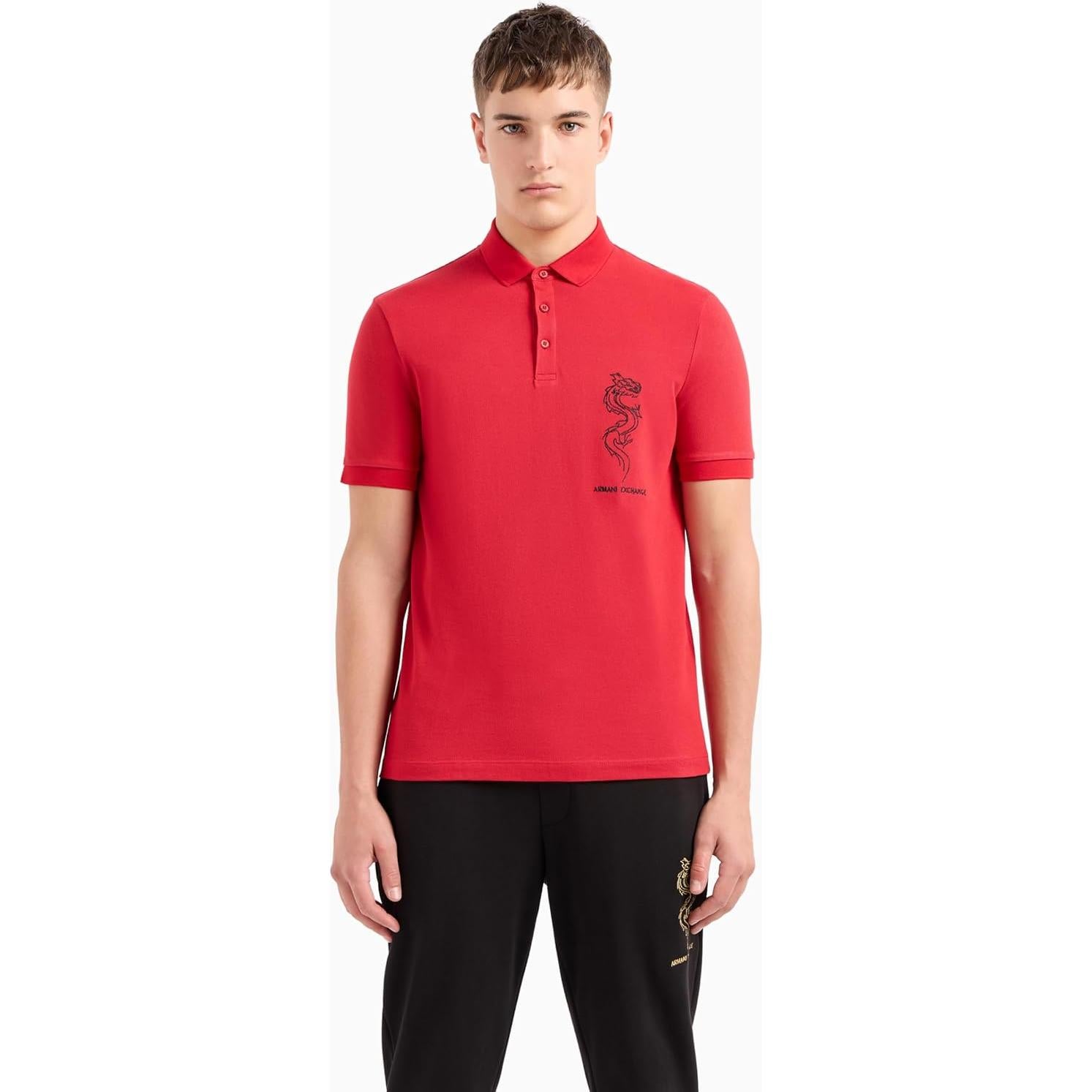 Polo Hombre Armani Exchange Edición Limitada Dragón