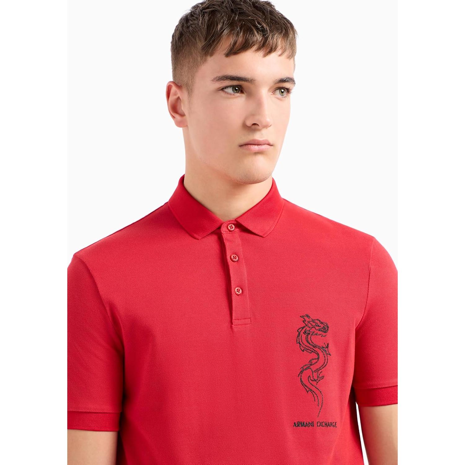 Polo Hombre Armani Exchange Edición Limitada Dragón