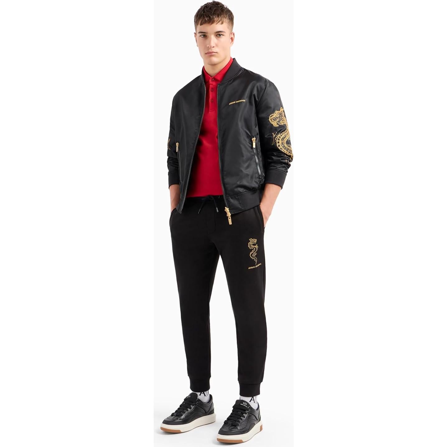 Polo Hombre Armani Exchange Edición Limitada Dragón