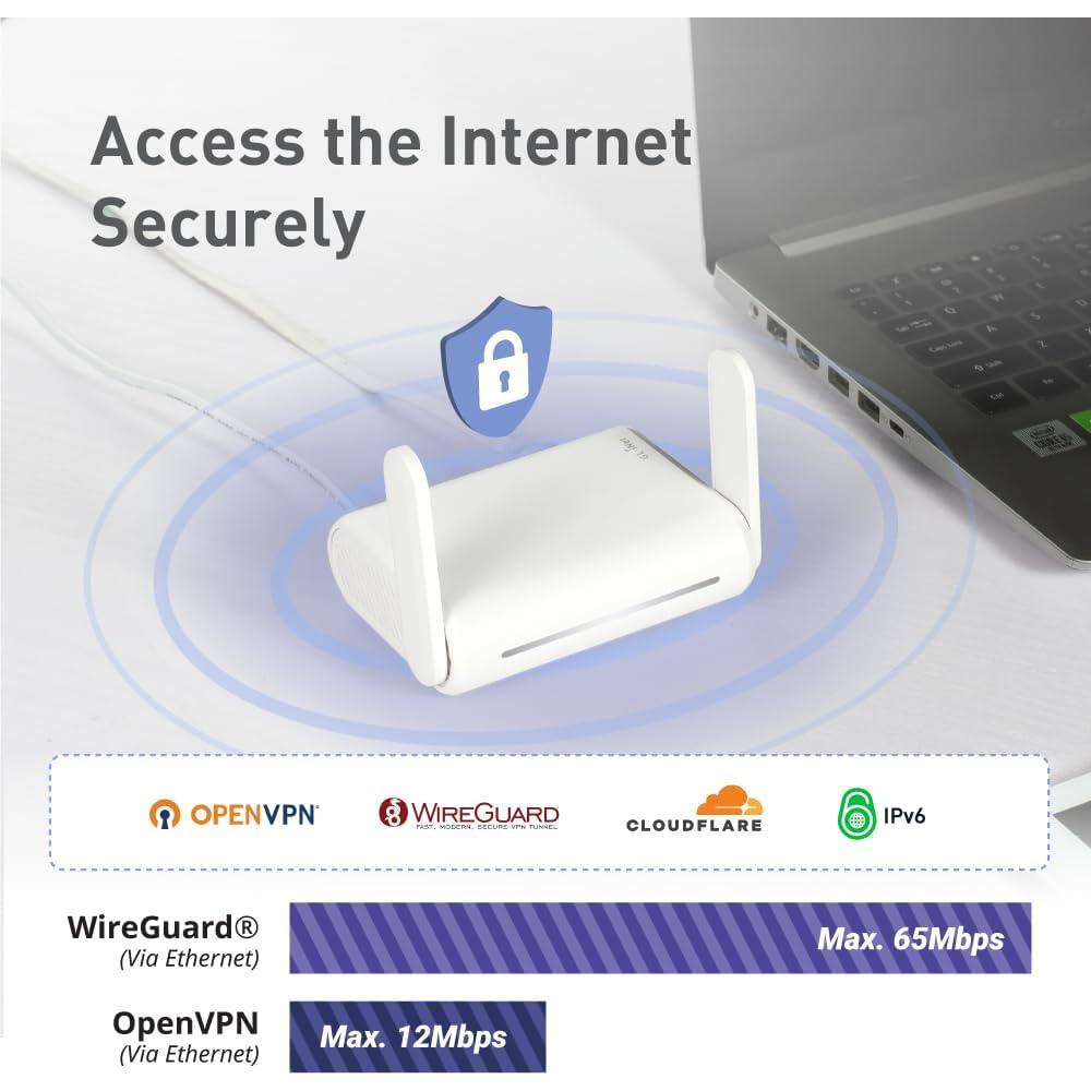 Enrutador WiFi de Viaje GL.iNet GL-SFT1200 AC1200 Doble Banda