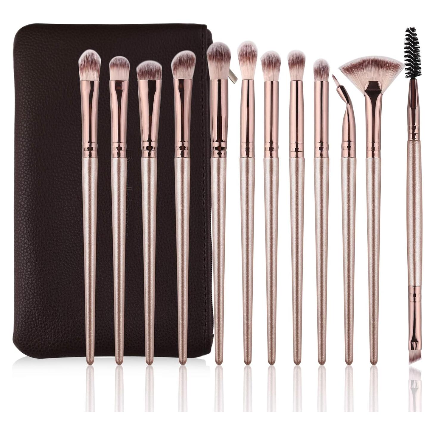 Set de Pinceles de Maquillaje Daubigny 12 PCS para Ojos