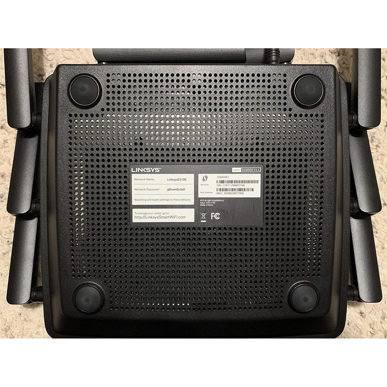 Router WiFi Tri-Banda Linksys EA9500, 279 m², 5.3 Gbps