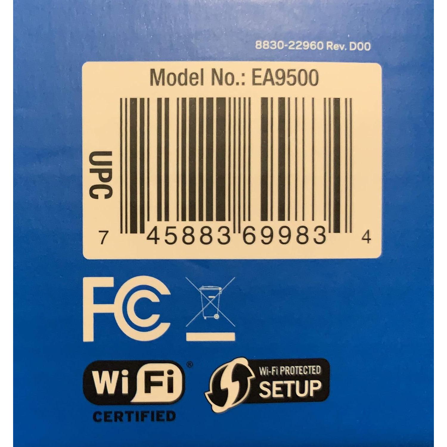 Router WiFi Tri-Banda Linksys EA9500, 279 m², 5.3 Gbps