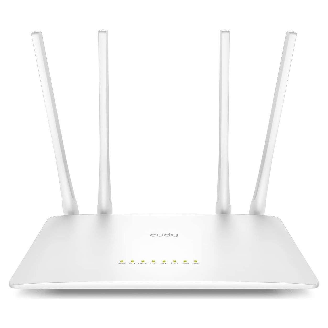 Cudy Enrutador WiFi Doble Banda AC1200 WR1200 4 en 1