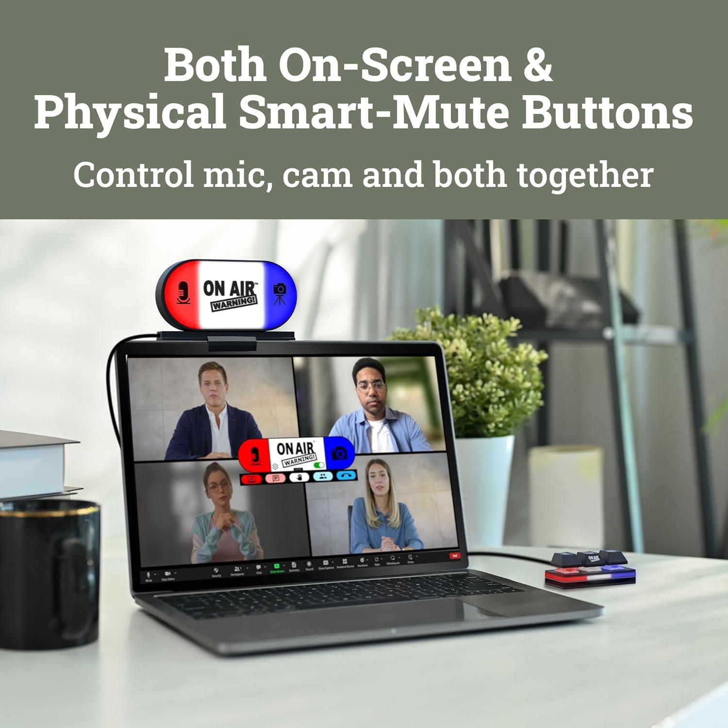 MuteKit On Air Warning Botón Silencio USB Tipo-C
