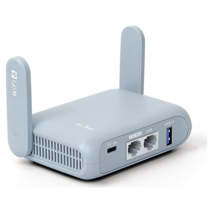 Enrutador Portátil GL.iNet Beryl AX Wi-Fi 6 2.5G para Viajes