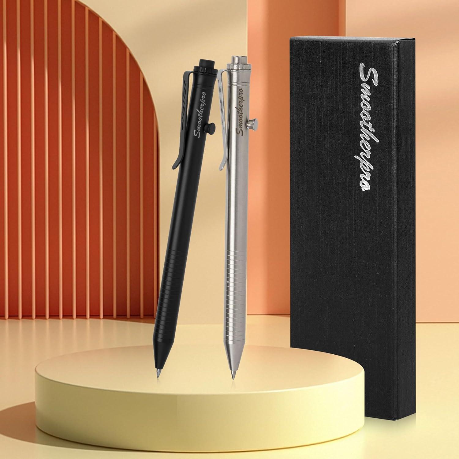 Bolígrafo Smootherpro Acero Inoxidable Retráctil 0.5mm