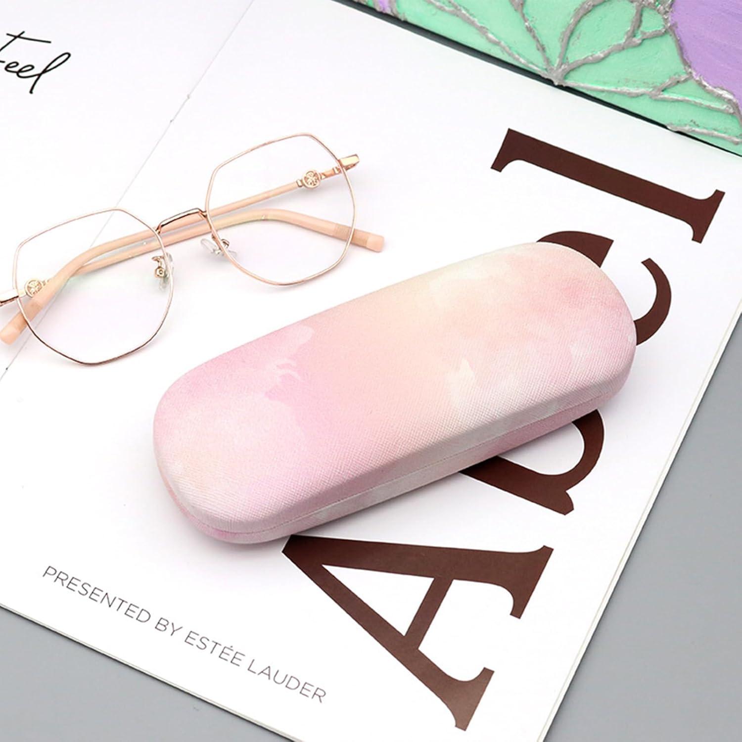 Paquete de 3 Estuches Duros para Gafas de Lino - Mujeres