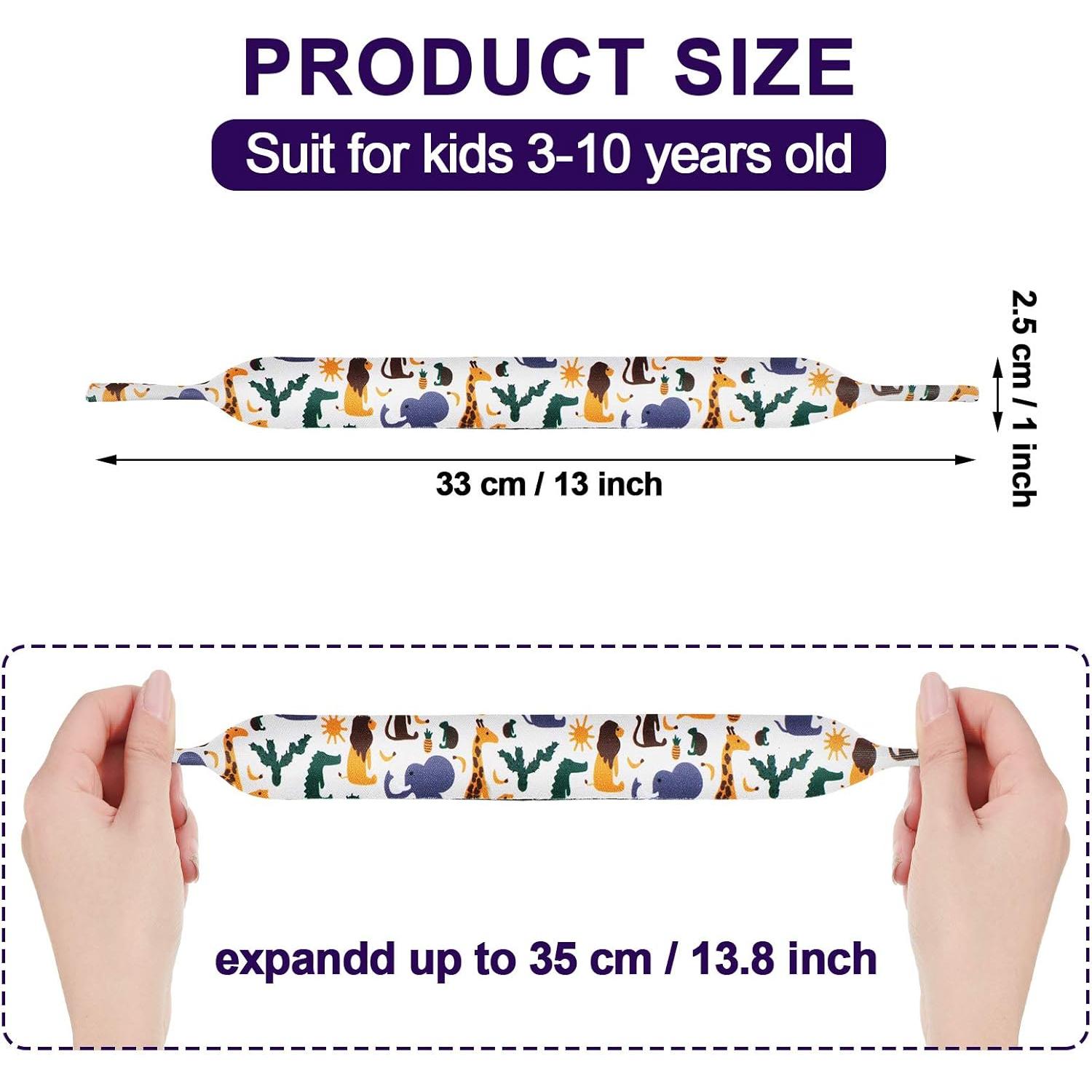 Correa para Gafas Weewooday 6 Piezas Niños Antideslizante