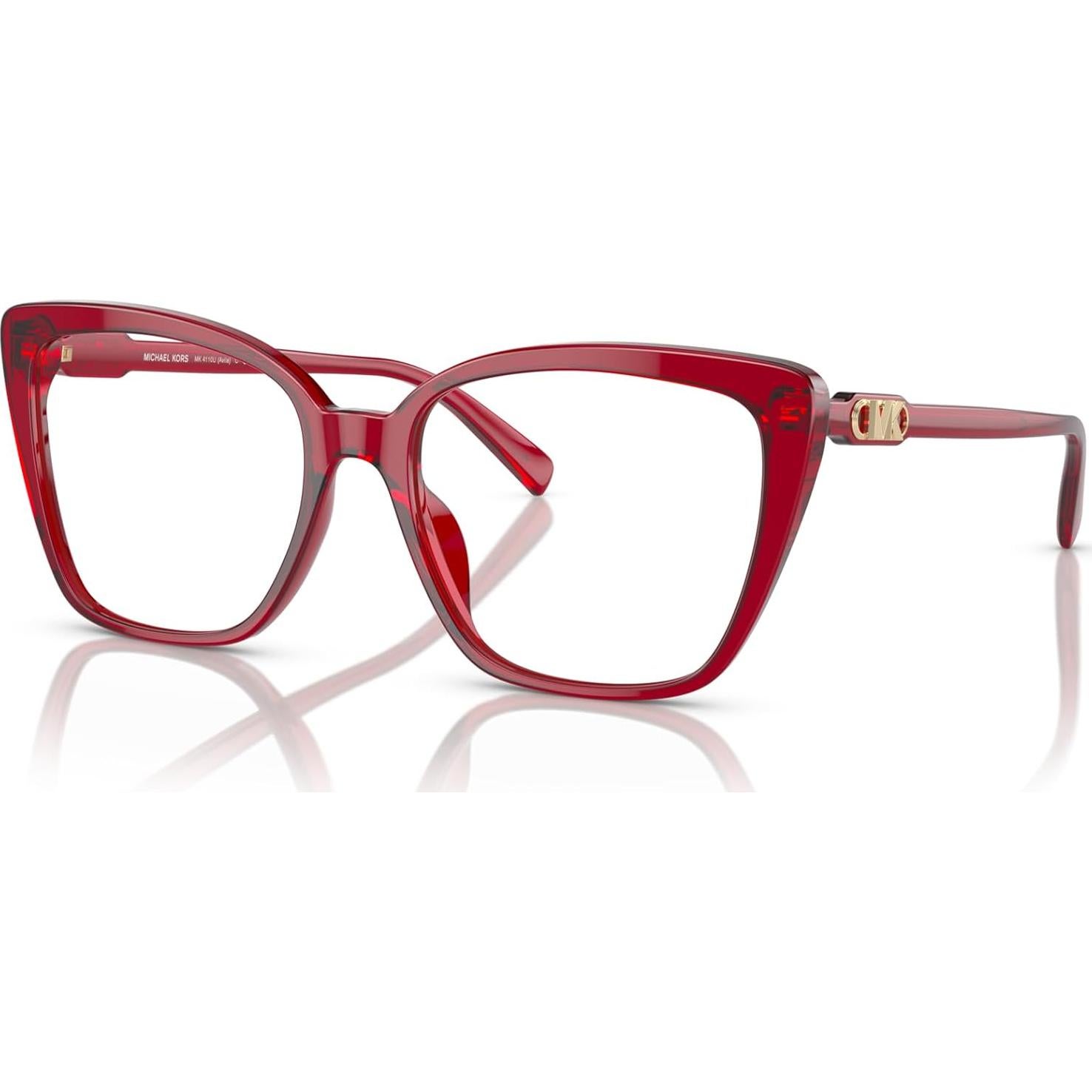 Montura de Gafas Michael Kors MK4110U Avila Rojo 53mm