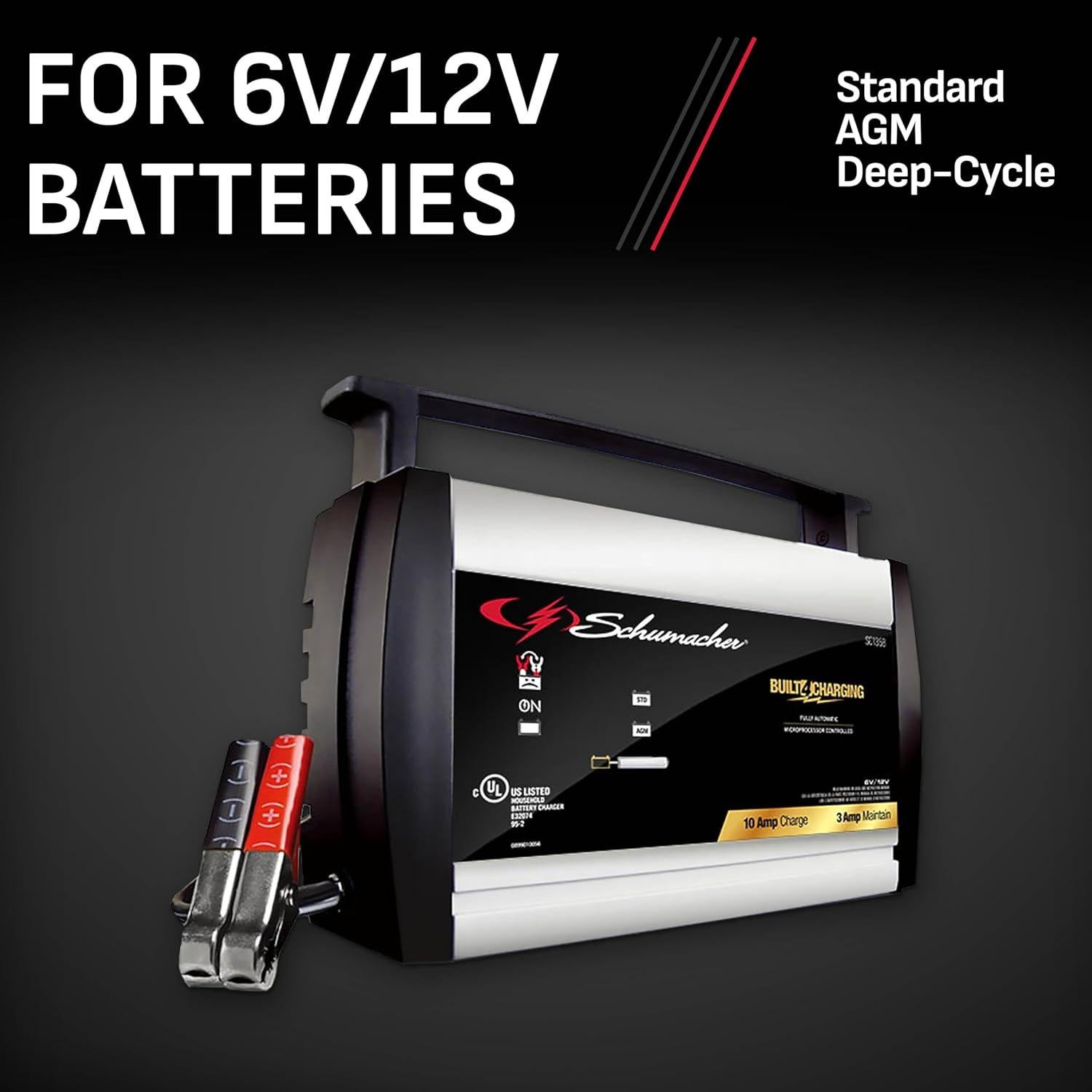 Cargador Schumacher SC1358 10A 6V/12V Automático