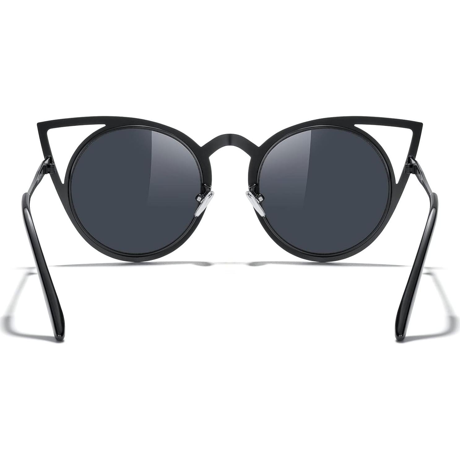 Gafas de sol redondas MERRY'S de metal con lente espejo