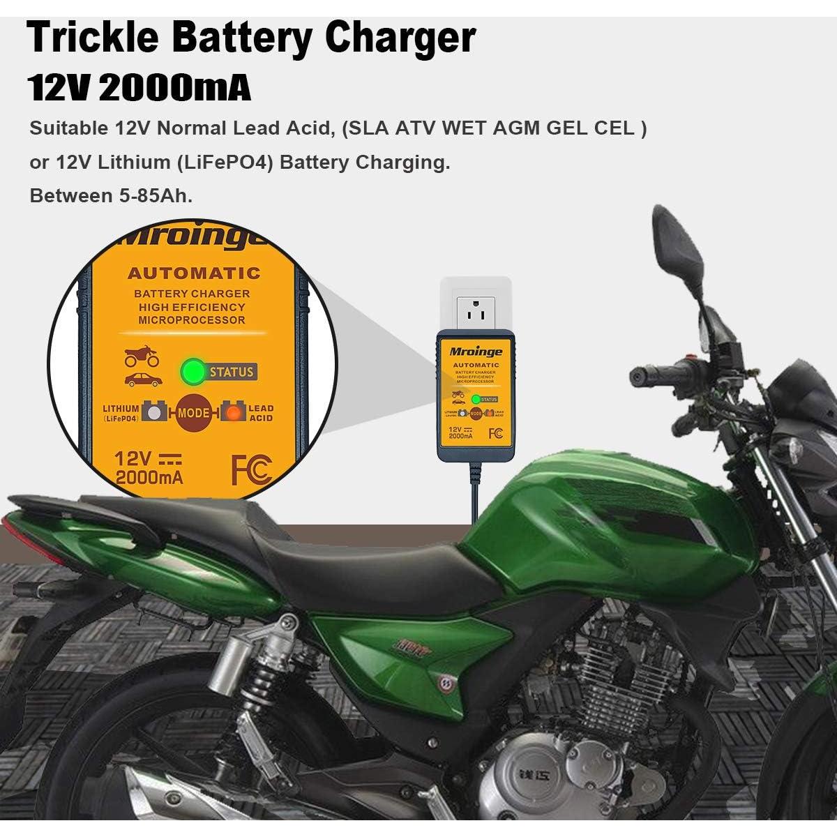 Cargador de Batería Mroinge MBC022 12V 2A Automático