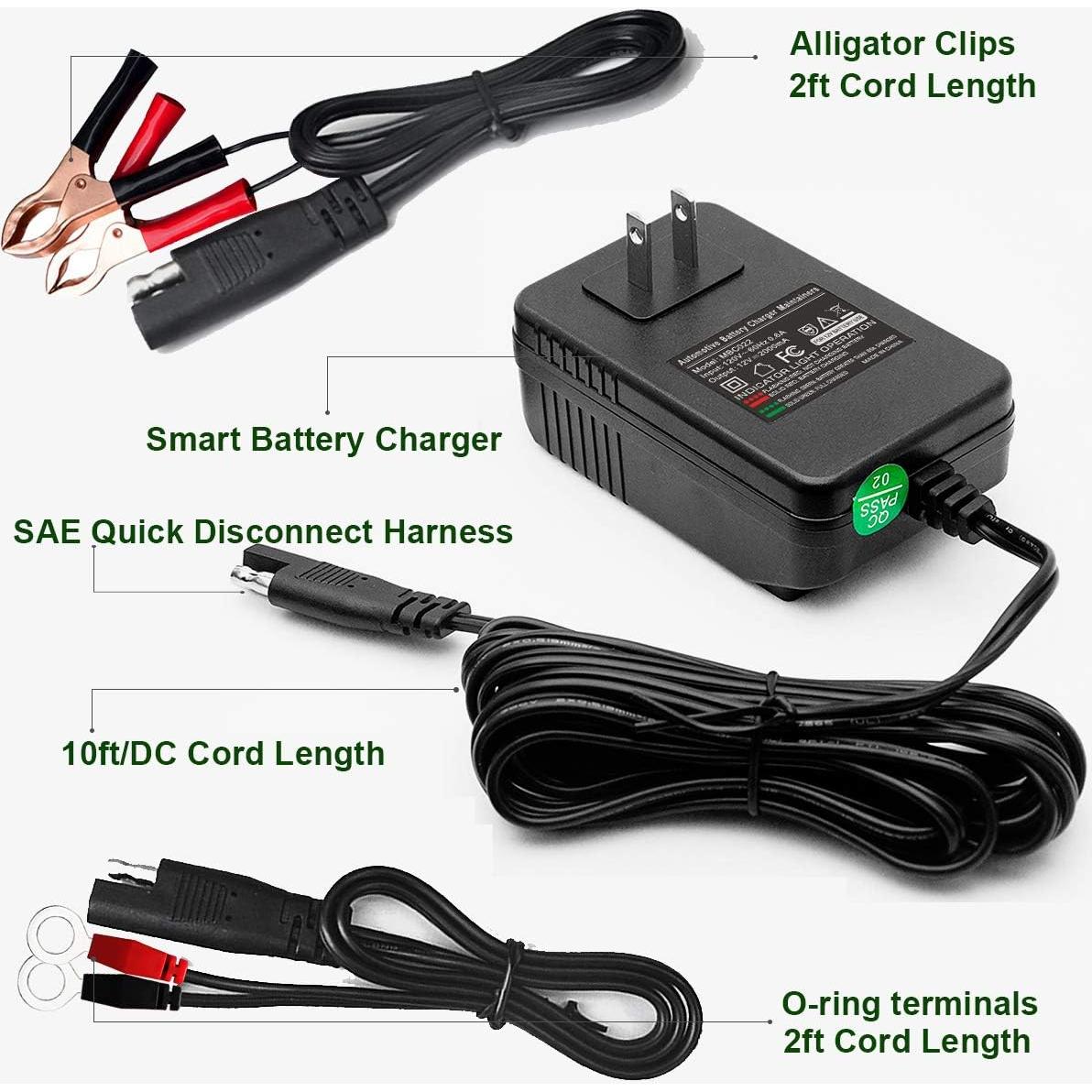 Cargador de Batería Mroinge MBC022 12V 2A Automático