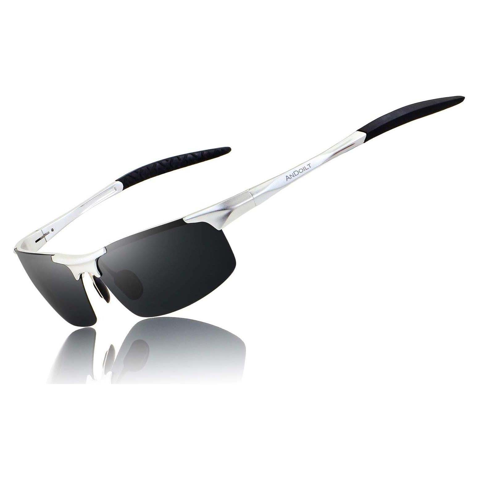 Gafas de sol deportivas ANDOILT polarizadas UV400 gris