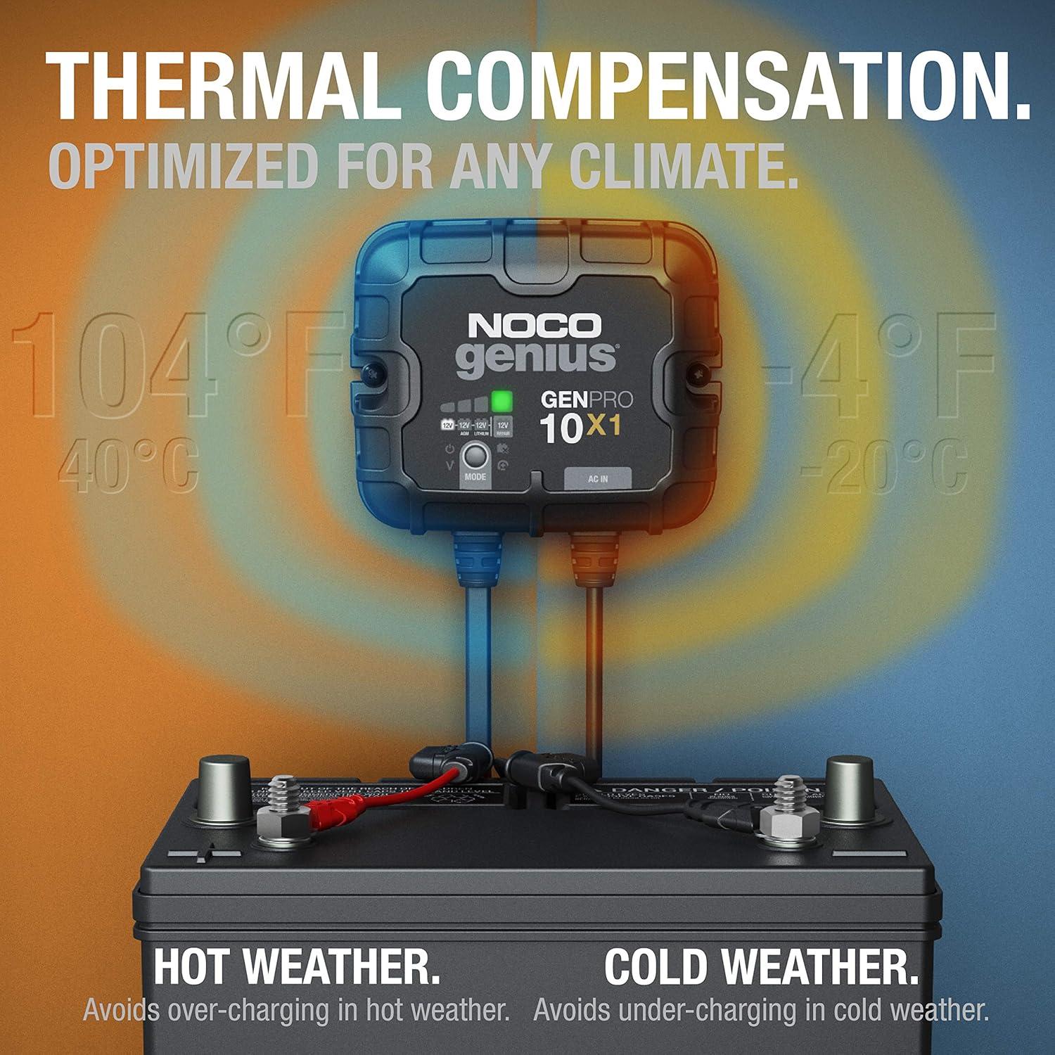 Cargador de Baterías Marinas NOCO GENPRO10X1 10A 12V