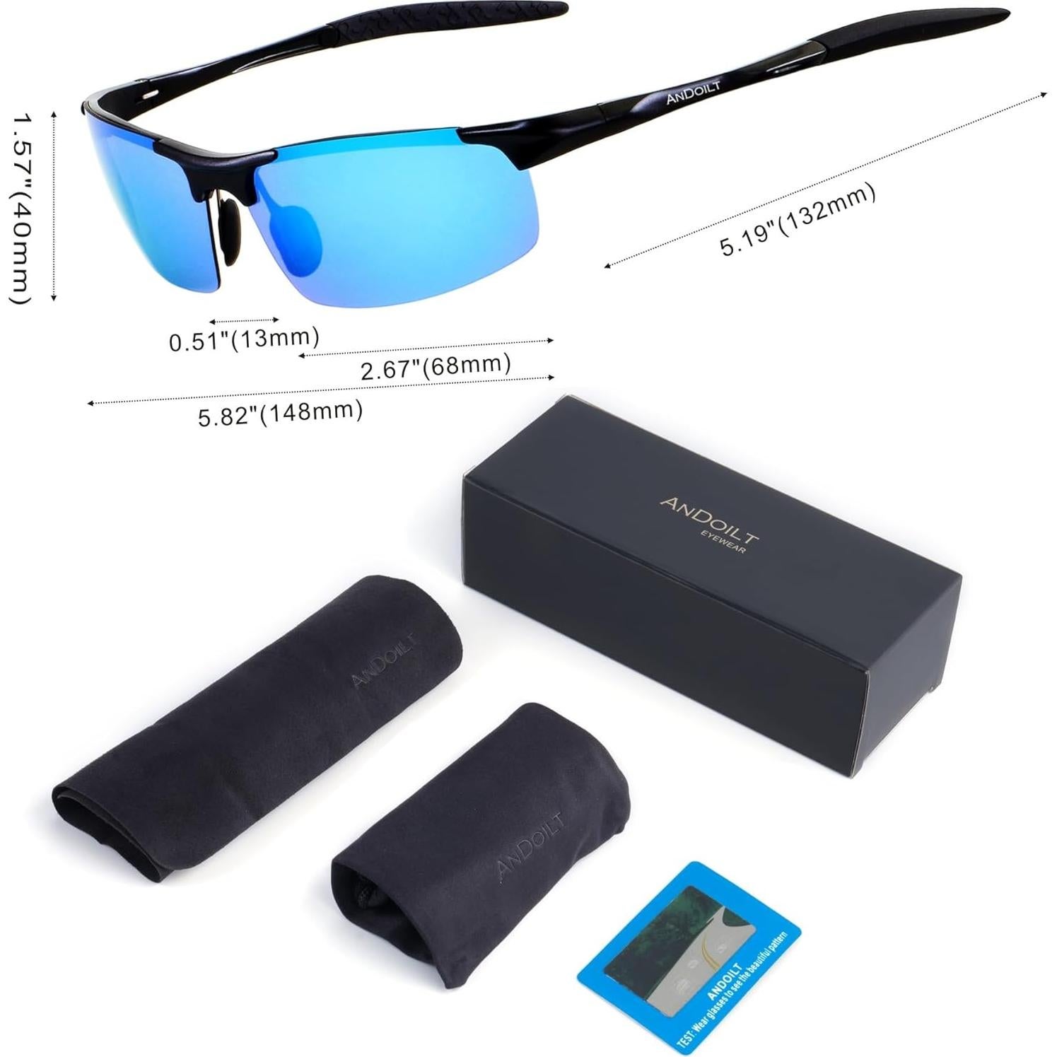 Gafas de Sol Deportivas ANDOILT Polarizadas UV400