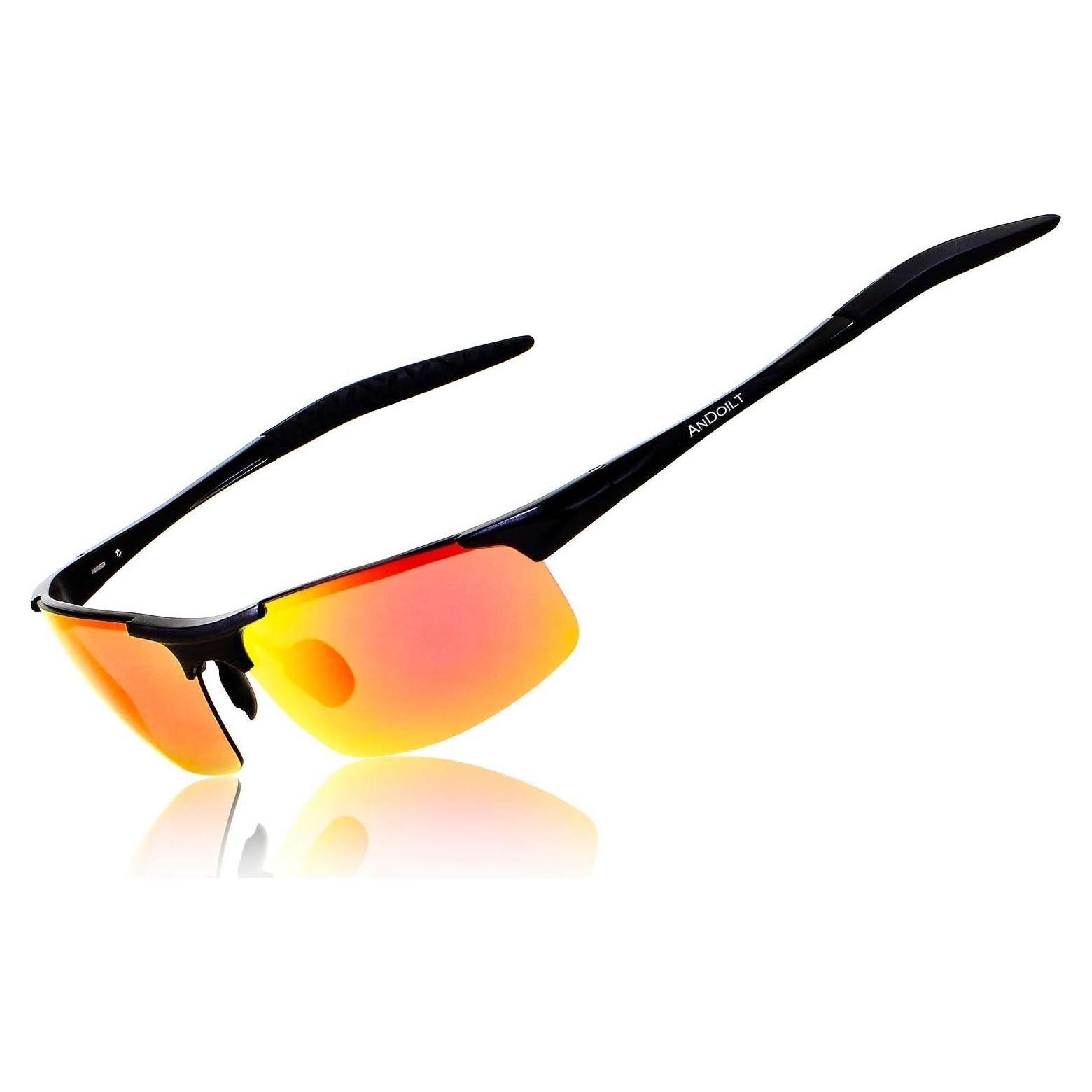 Gafas de Sol Deportivas ANDOILT Polarizadas UV400 Marco Negro