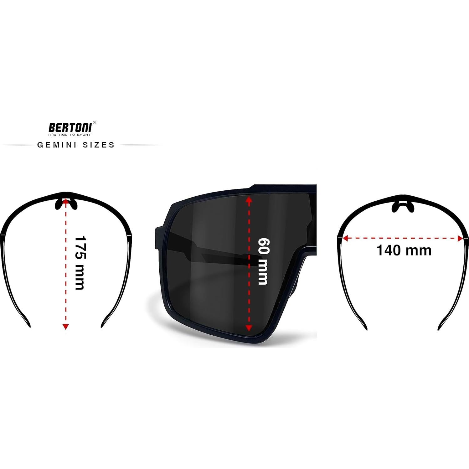 Gafas de Ciclismo GEMINI Bertoni Antivaho Unisex