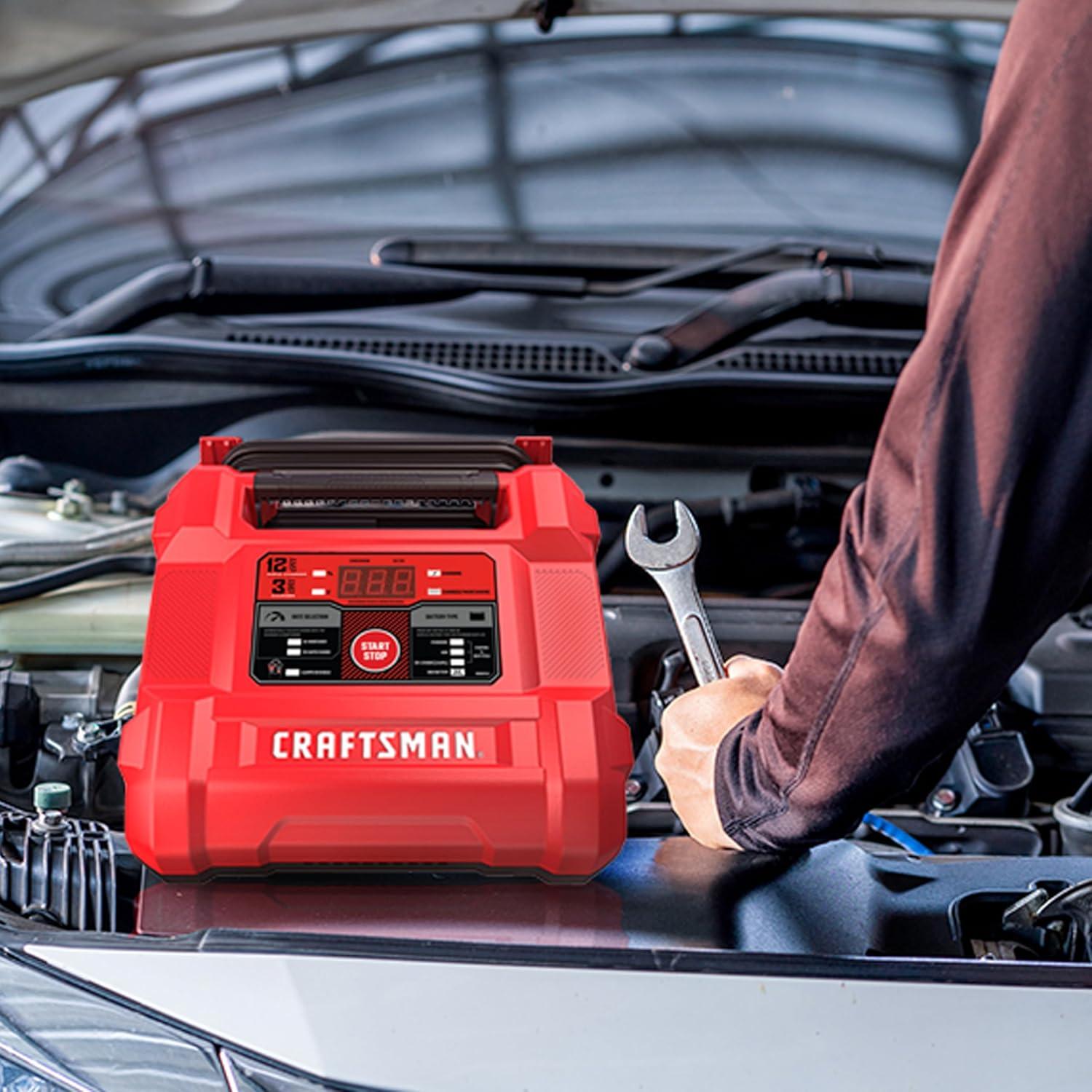 Cargador Automático Craftsman CMXCESM258 12A 6V/12V 4-en-1