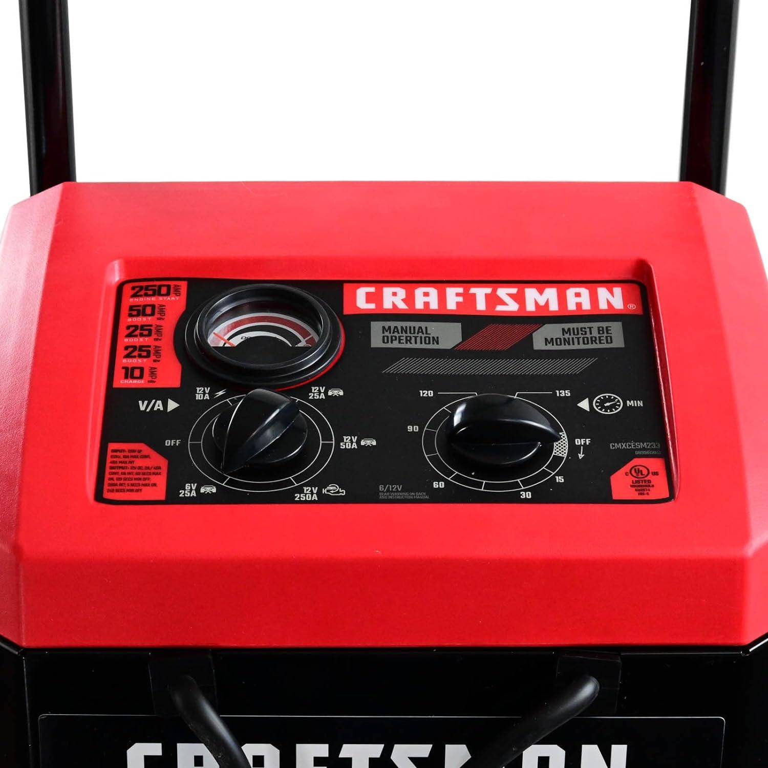 Cargador y Arrancador CRAFTSMAN CMXCESM233 250A 6V/12V