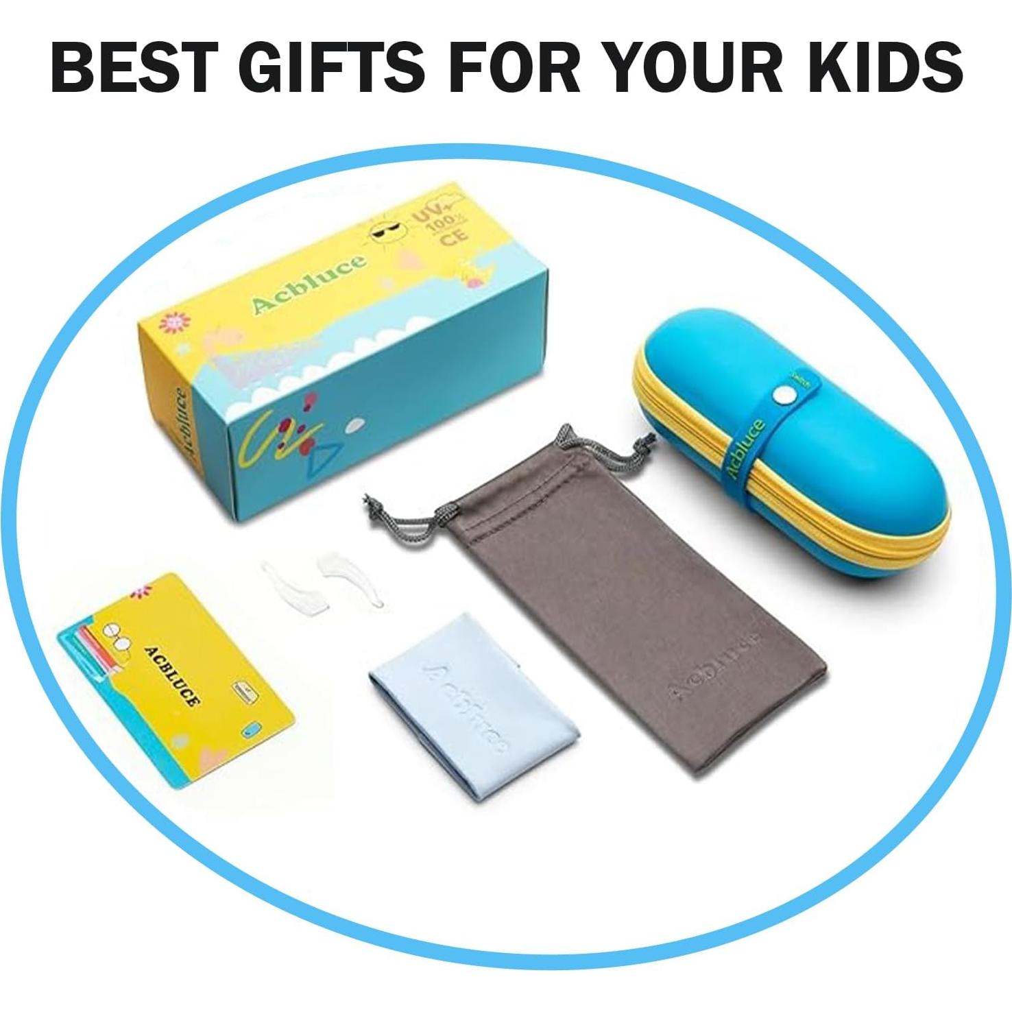 Gafas de sol polarizadas ACBLUCE para niños 5-13 años