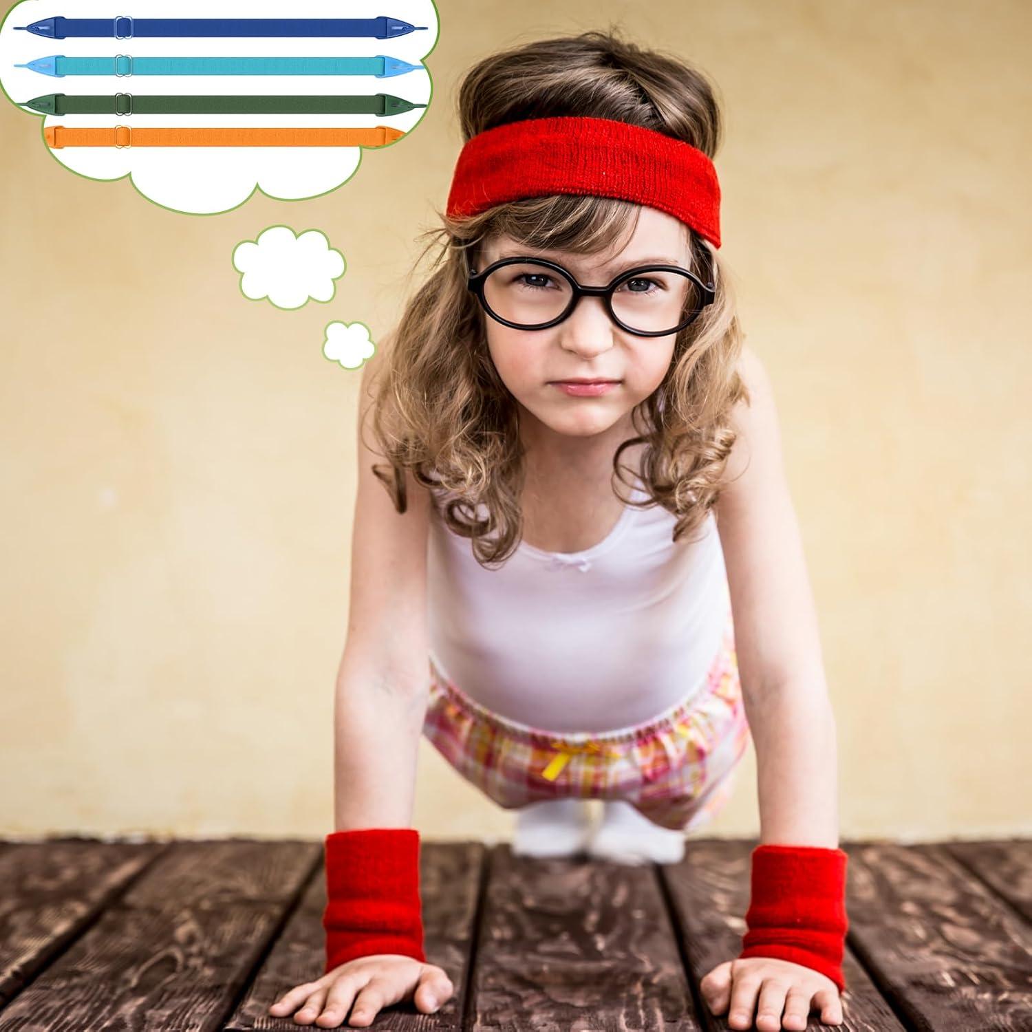 Correa de Gafas Ajustable Oudain 6 Piezas Niños Colorido