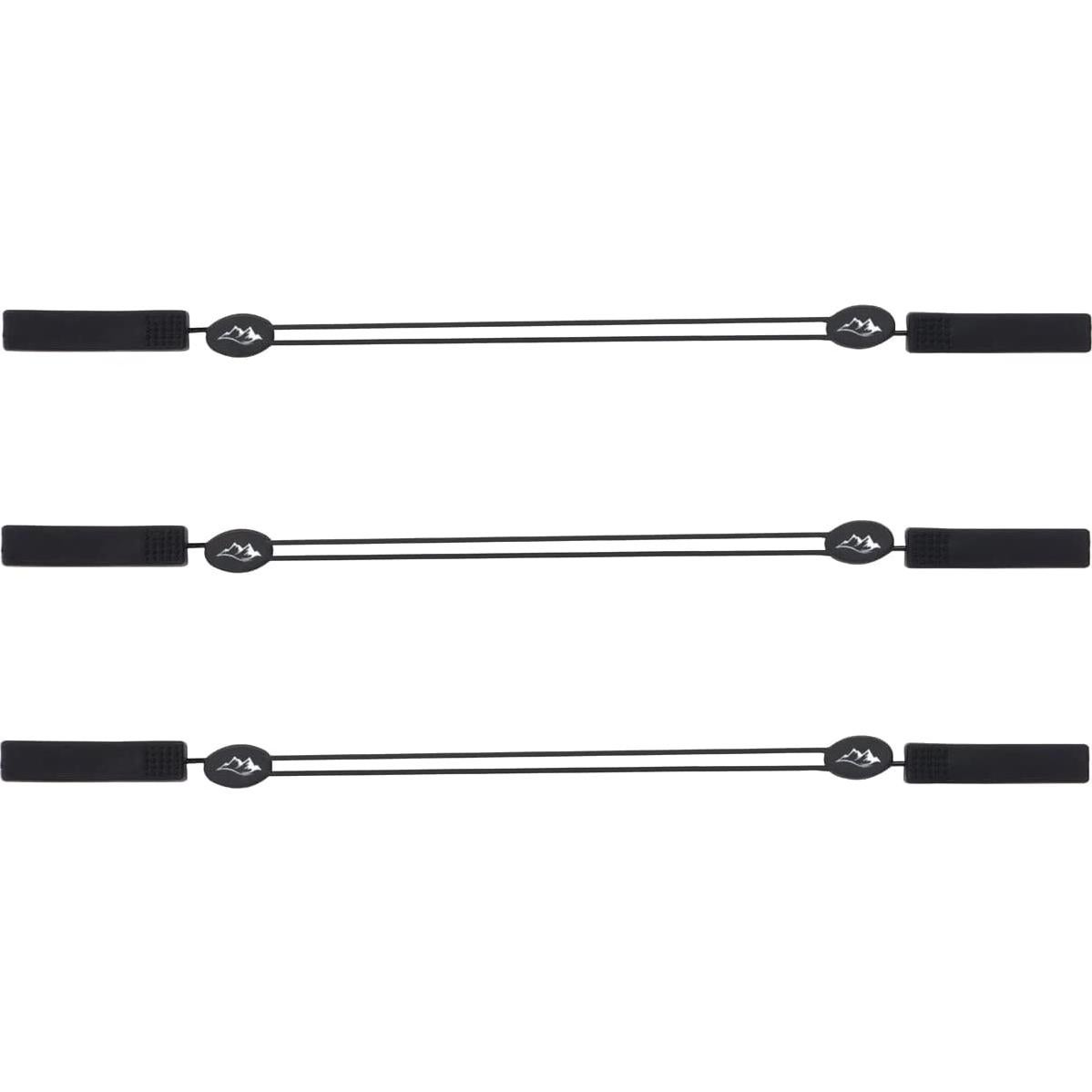 Correa Ajustable para Gafas - Paquete de 3 con Paño