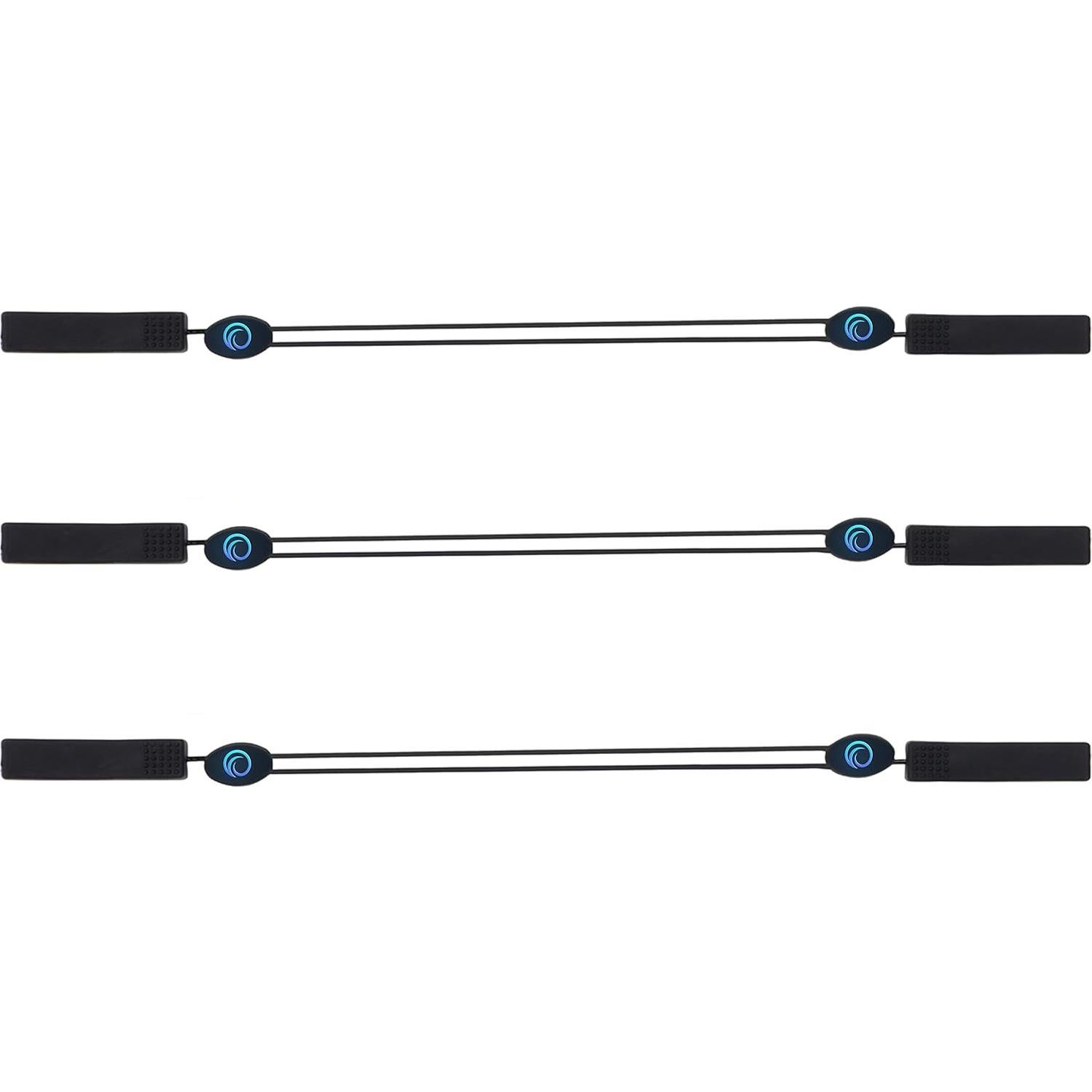 Correa Ajustable para Gafas - Paquete de 3 con Paño