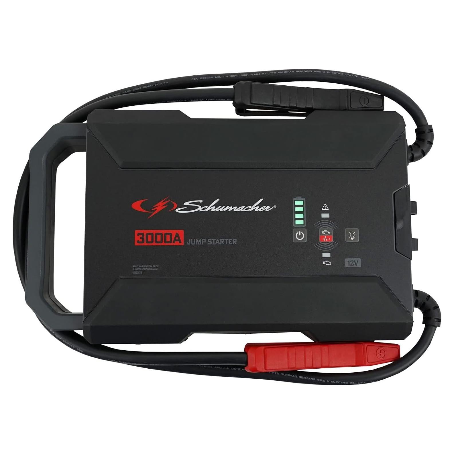 Arrancador de Salto Schumacher SL1653 3000A 12V USB LED
