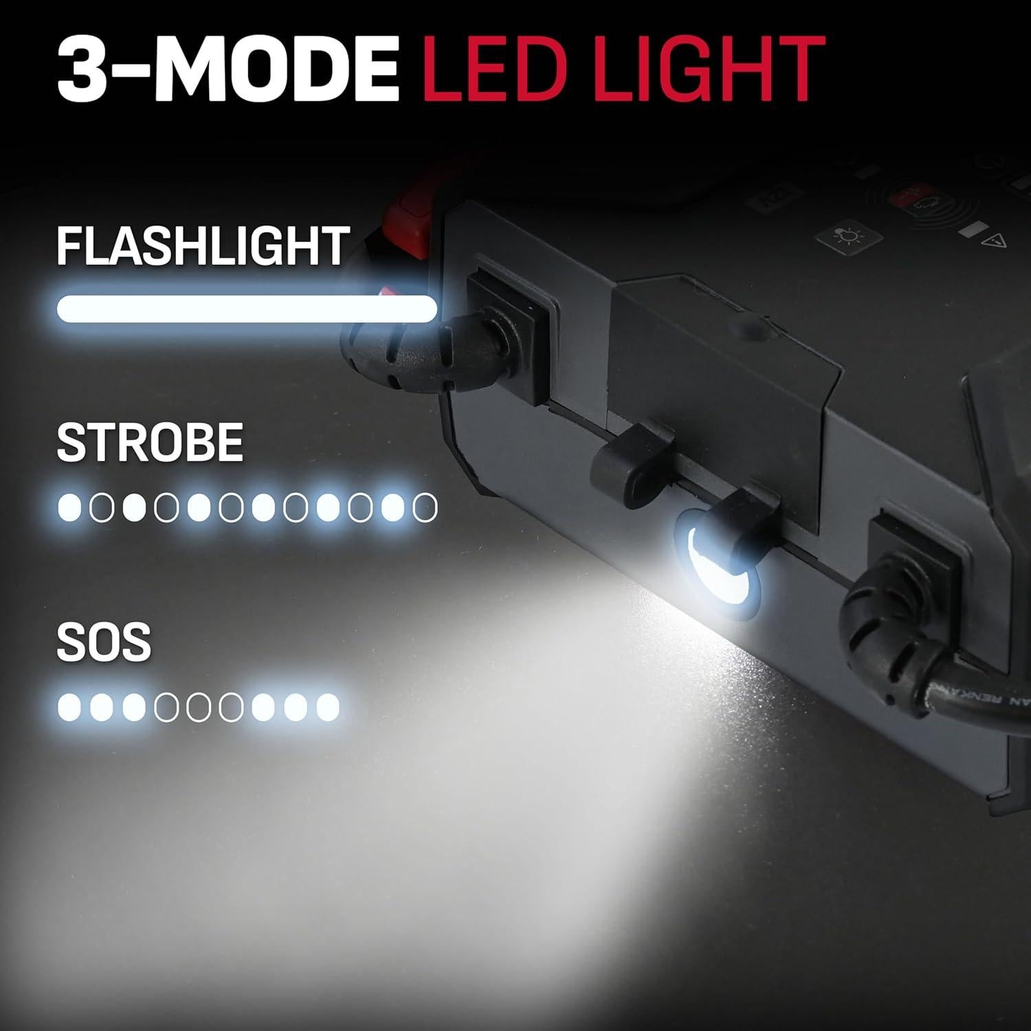 Arrancador de Salto Schumacher SL1653 3000A 12V USB LED