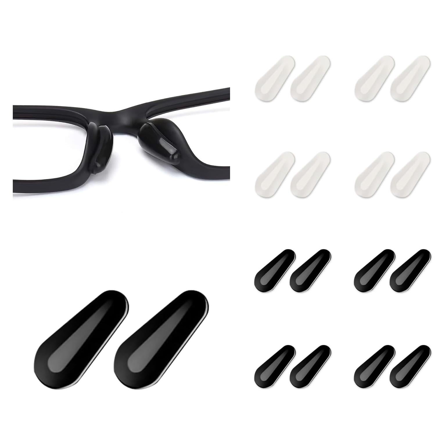 Almohadillas Adhesivas para Gafas SooGree 8 Pares Silicona
