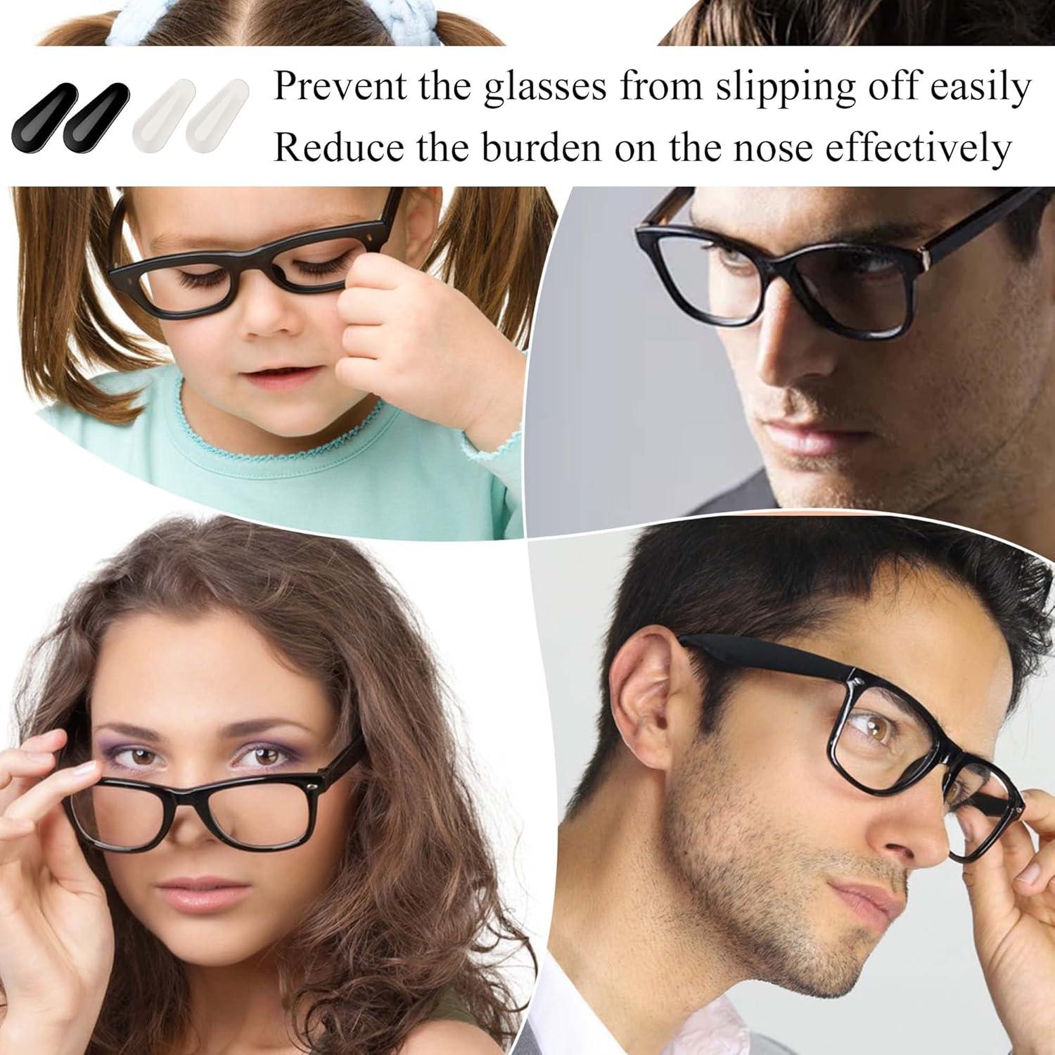 Almohadillas Adhesivas para Gafas SooGree 8 Pares Silicona