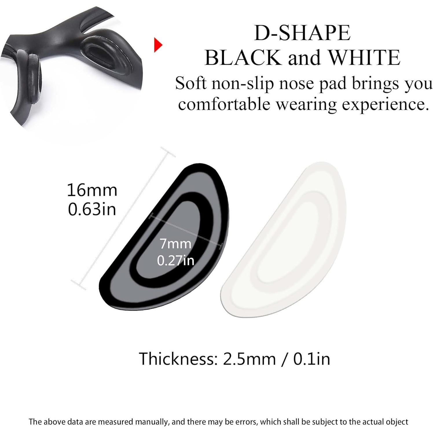 Almohadillas Adhesivas para Gafas SooGree 8 Pares Silicona