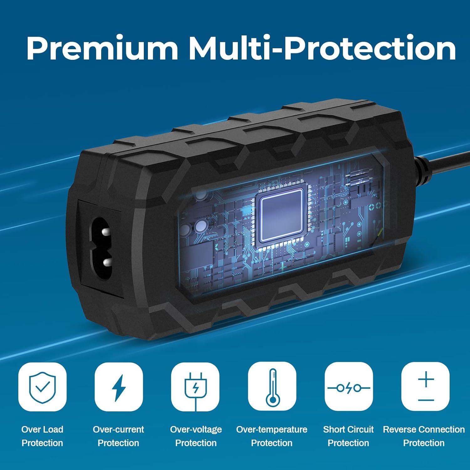 Cargador de Batería RoyPow C45 12V 3A Inteligente