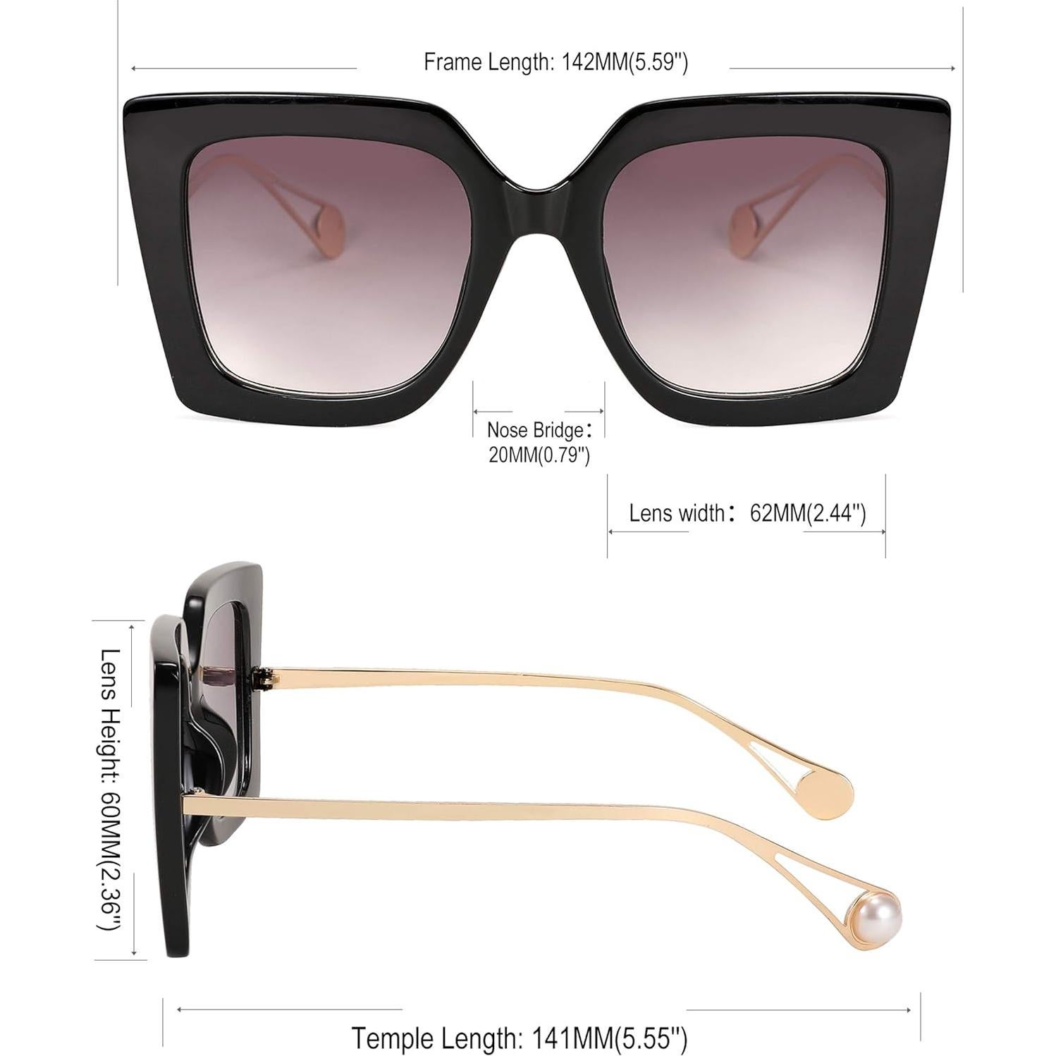 Gafas de sol FEISEDY para mujeres, ojo de gato, UV400