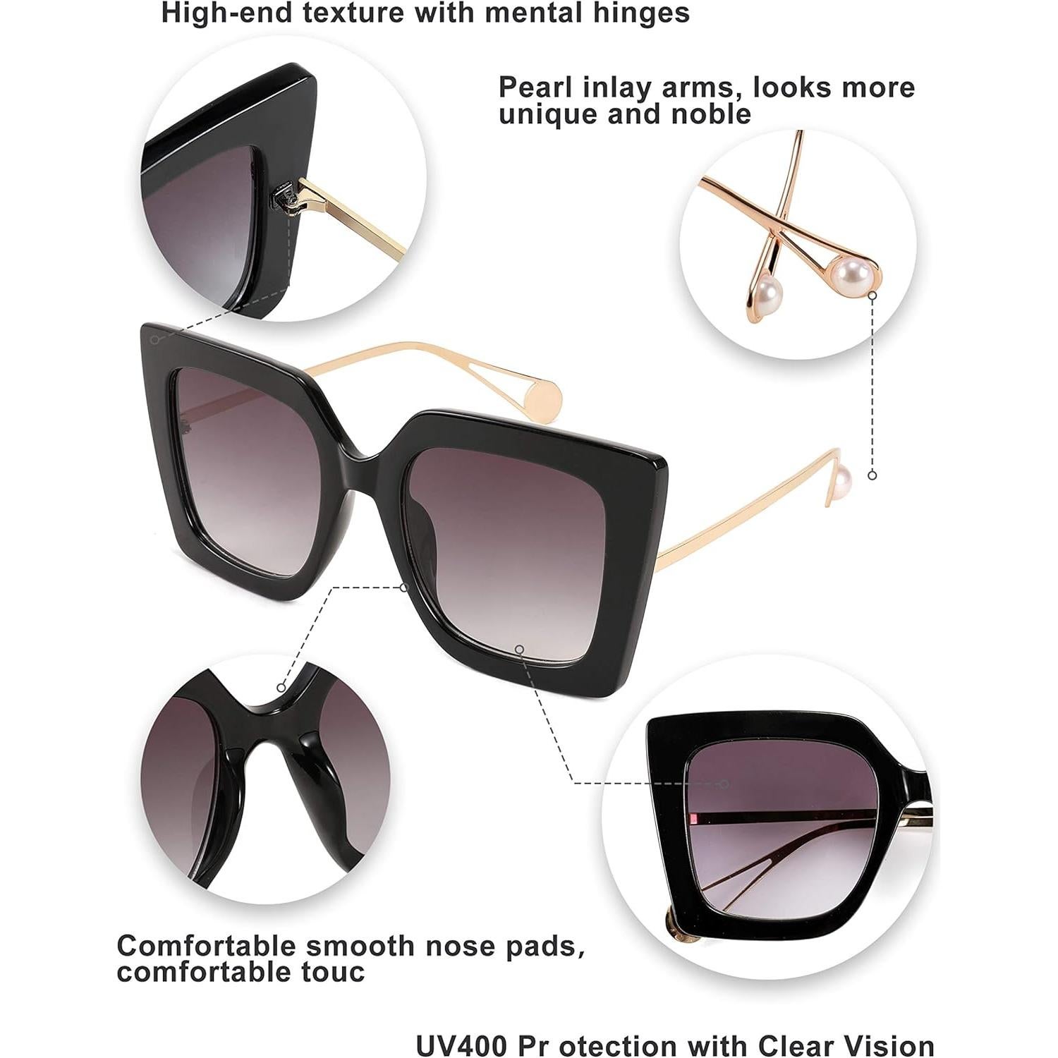 Gafas de sol FEISEDY para mujeres, ojo de gato, UV400