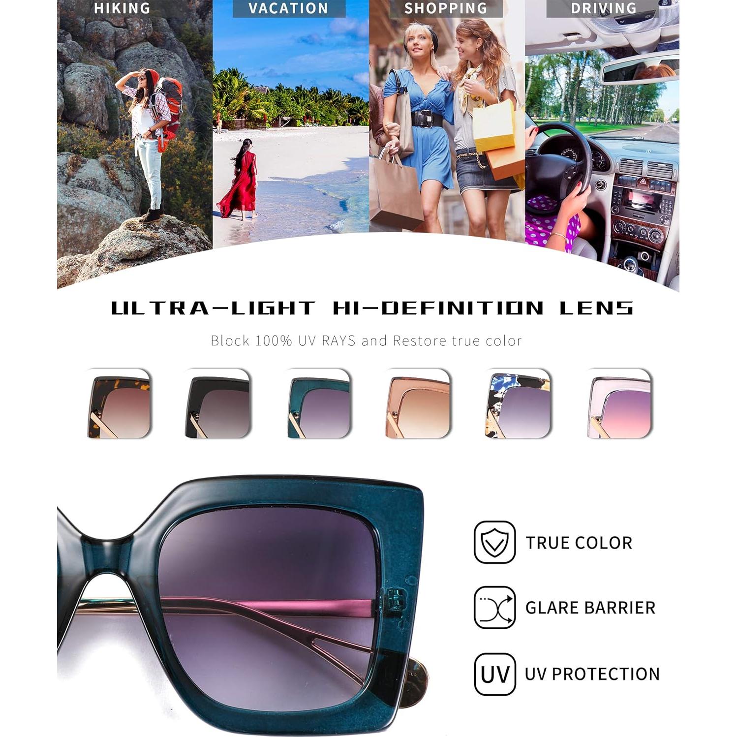 Gafas de sol FEISEDY para mujer, ojo de gato, UV400