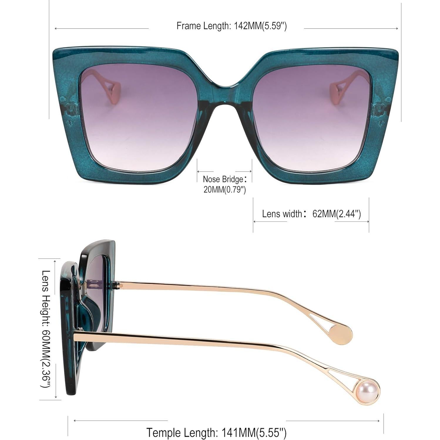 Gafas de sol FEISEDY para mujer, ojo de gato, UV400