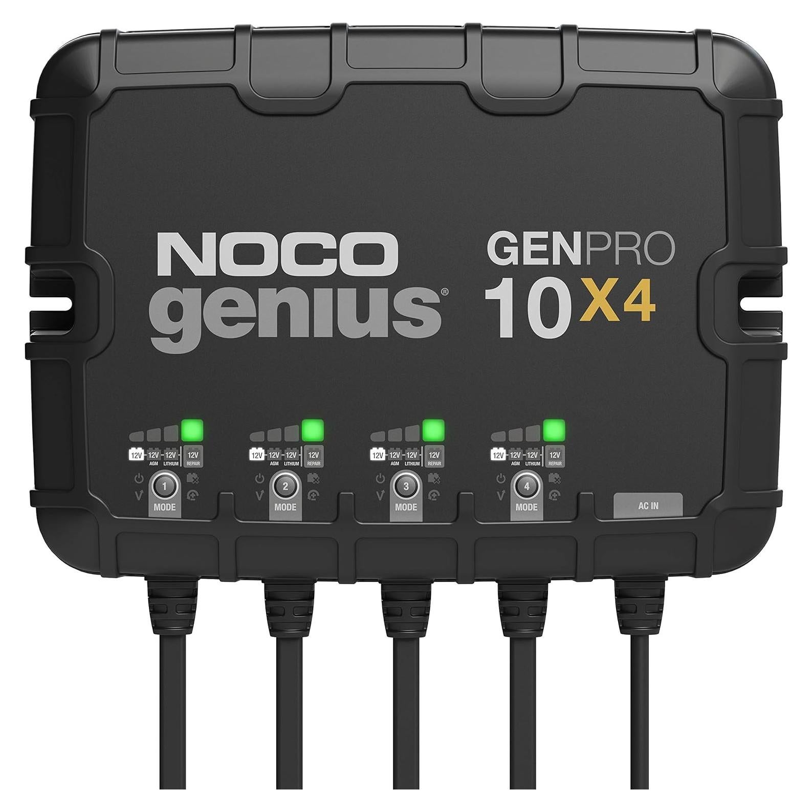 Cargador de Baterías Marinas NOCO GENPRO10X4 40A 4 Bancos