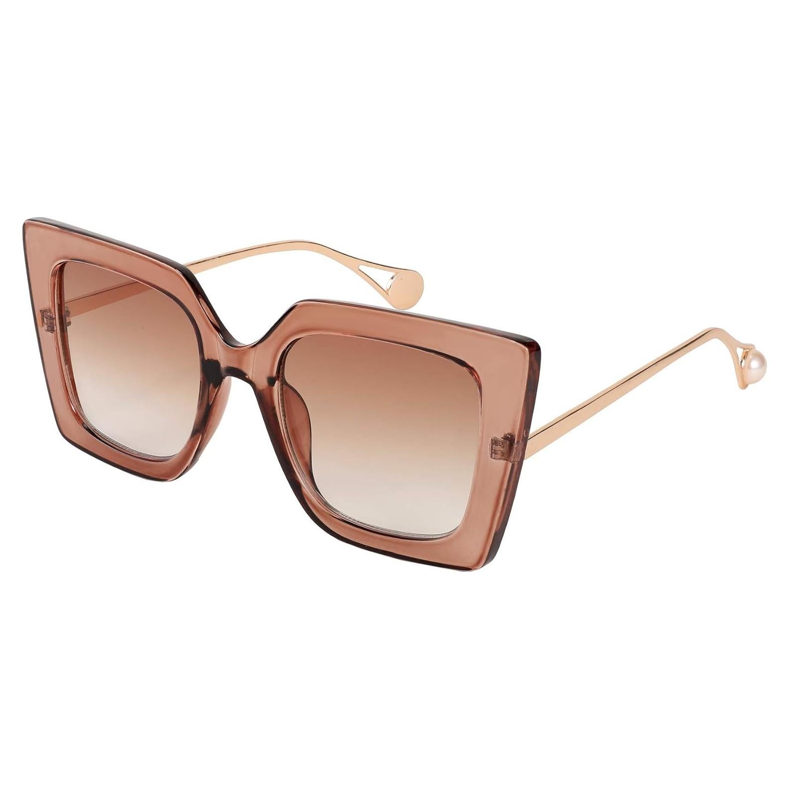 Gafas de sol FEISEDY cuadradas grandes UV400 para mujeres