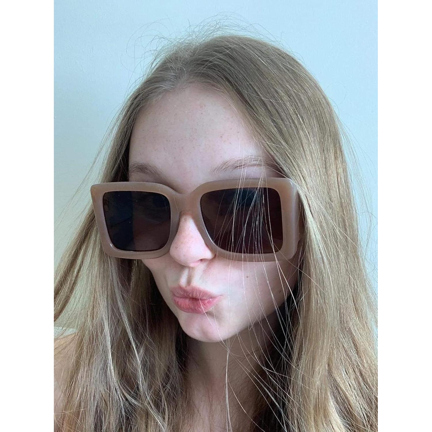 Gafas de sol cuadradas PORADAY UV400 para unisex