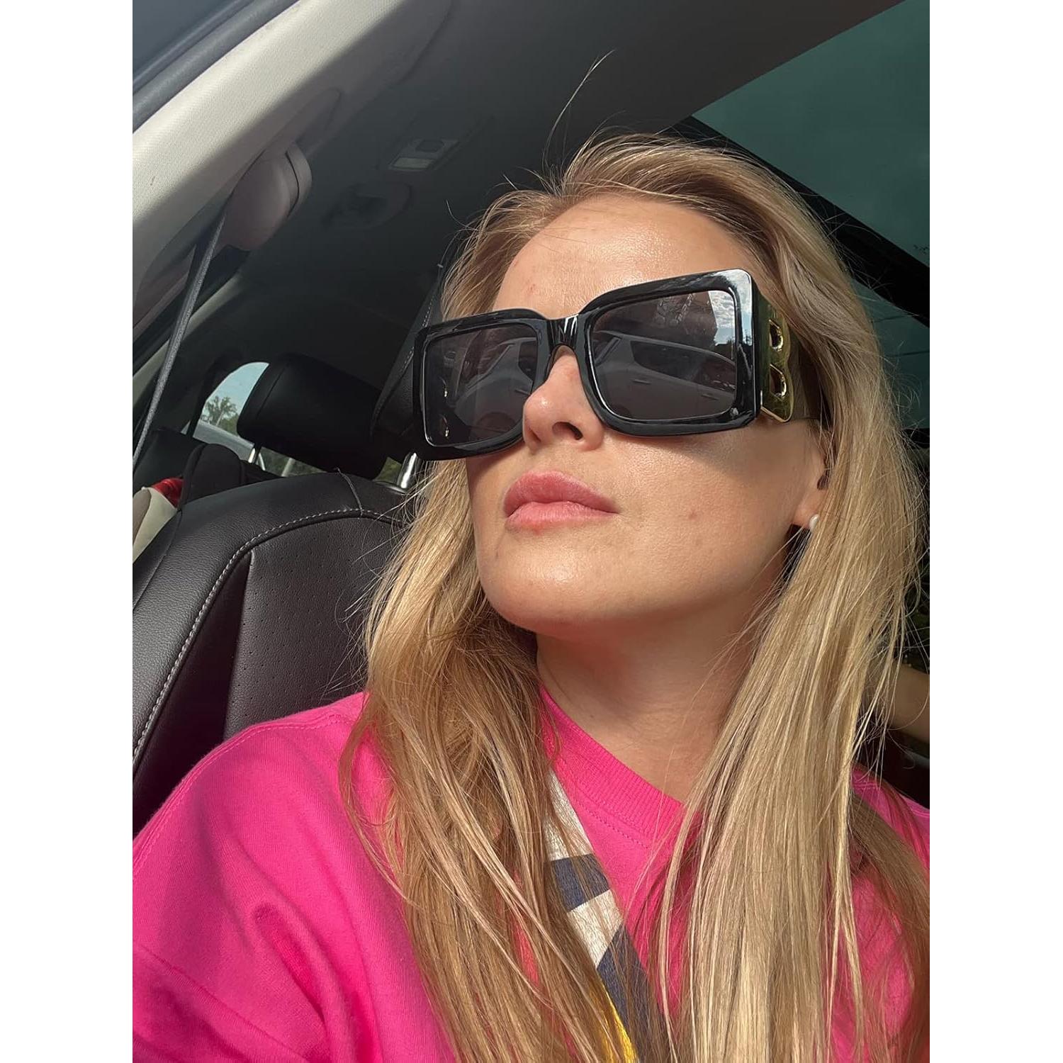 Gafas de sol cuadradas PORADAY UV400 para unisex