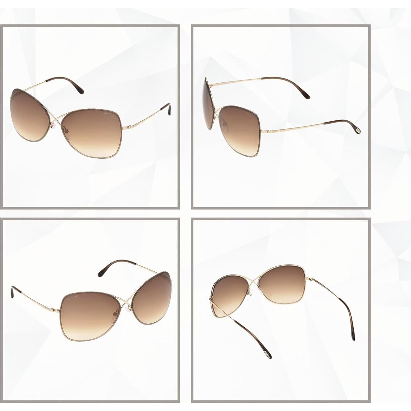 Gafas de Sol Tom Ford FT0250 Colette Oro Rosa 63mm