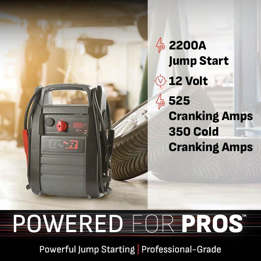 Arrancador de Baterías Schumacher DSR165 2200A 12V Portátil