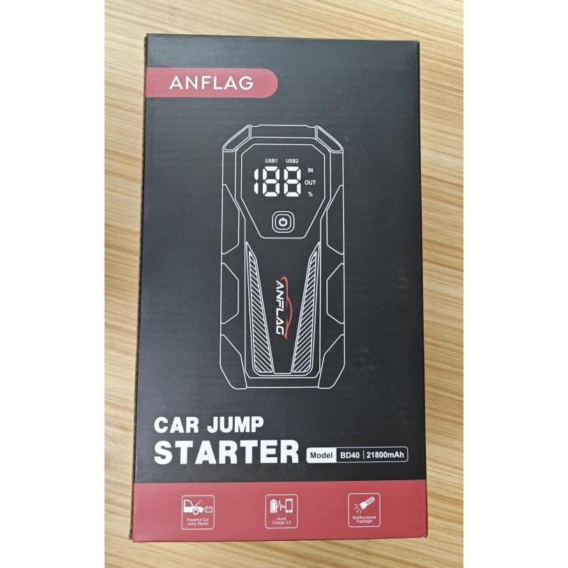Arrancador de Coche ANFLAG BD40 5500A 12V 21800mAh