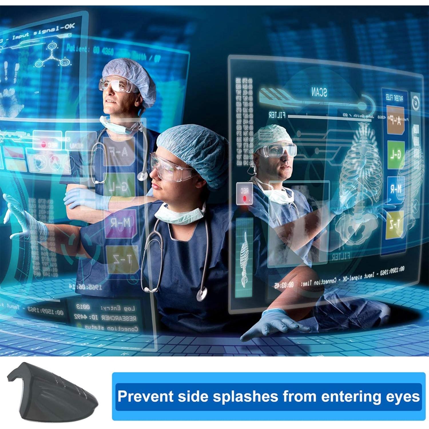 Protectores Laterales para Gafas de Seguridad KONEWONG - 2 Pares